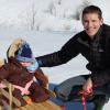 Sledding with Daddy